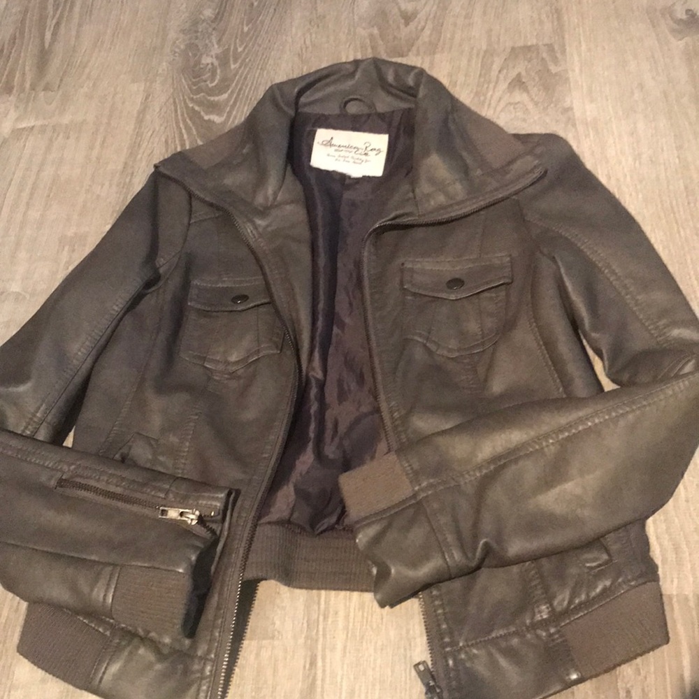 Leather jacket